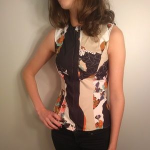 Flower patterned blouse
